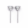 Round Brilliant-Cut Natural Diamond Stud Earrings