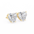 Elegance Heart Diamond Earrings
