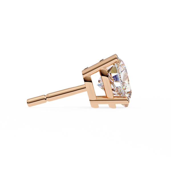 Elegance Heart Diamond Earrings
