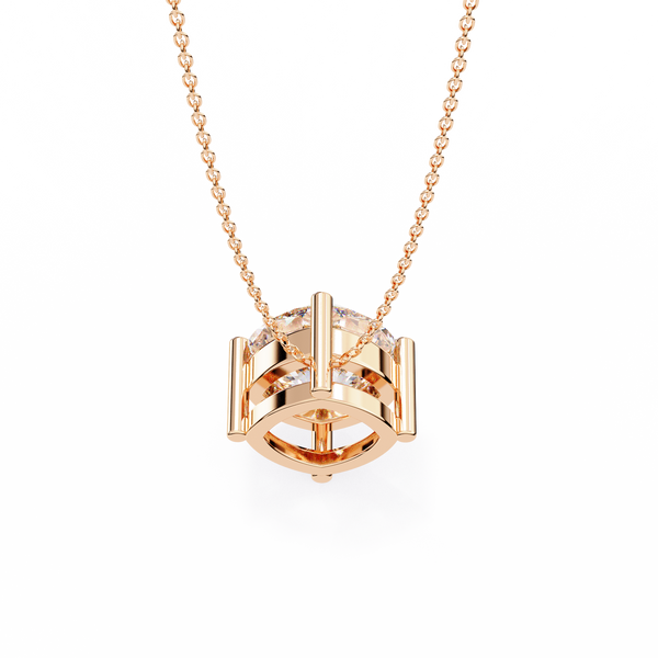 Round Solitaire Pendant