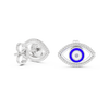 Nazar Evil Eye Enamel Gold Stud Earring