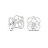 Trinity Clover Diamond Stud Earring