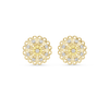 Regalia Filigree Rosette Diamond Stud Earring