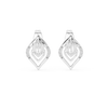 Nuvola Layered Petal Diamond Stud Earring