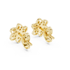 Petal Bloom Floral Cluster Diamond Stud Earring