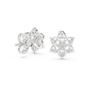Fleur Star Floral Diamond Stud Earring