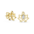 Padma Lotus Marquise Stud Earring