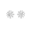 Clover Heart Diamond Stud Earring