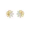Clover Heart Diamond Stud Earring