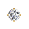 Round Cut Natural Diamond Stud Earrings