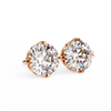 Round Cut Natural Diamond Stud Earrings