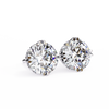 Round Cut Natural Diamond Stud Earrings