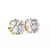 Classic 6-Prong Natural Diamond Round Stud Earrings