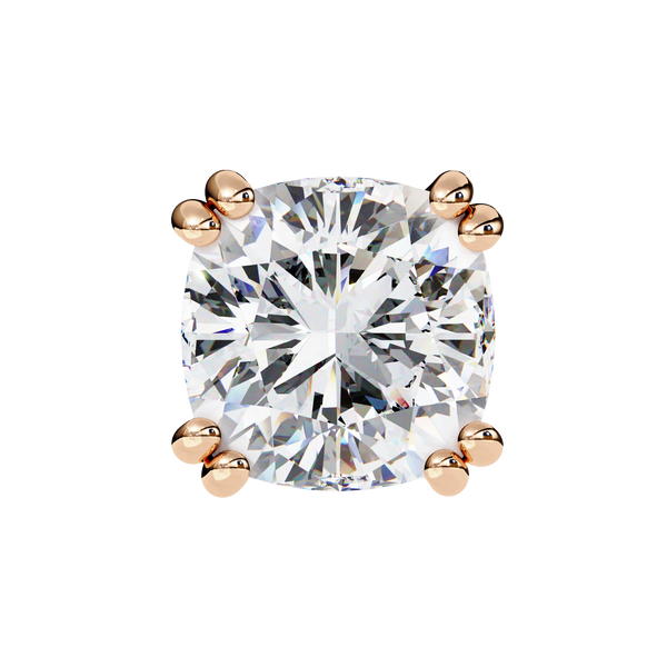 Regal Cushion Diamond Earrings
