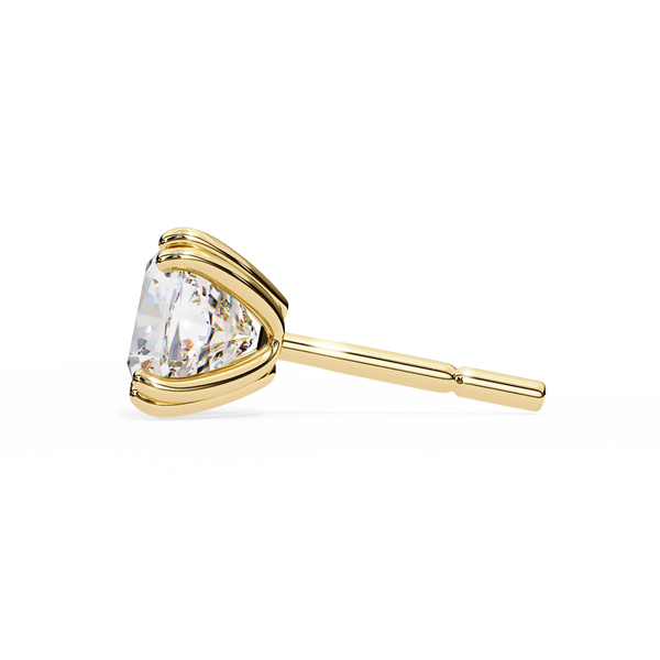 Regal Cushion Diamond Earrings