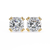 Regal Cushion Diamond Earrings