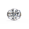 Two-Tone Natural Diamond Stud Earrings