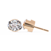 Two-Tone Natural Diamond Stud Earrings