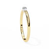 Yellow Gold Marquise Diamond East-West Solitaire Ring