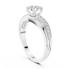 Aurelia Halo Cluster Diamond Engagement Ring