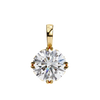 Round Solitaire Diamond Pendant