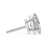 Princess Cut Natural Diamond Stud Earrings
