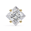 Princess Cut Natural Diamond Stud Earrings