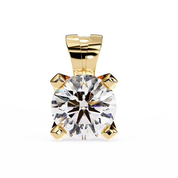 Twinkle Round Diamond Pendant