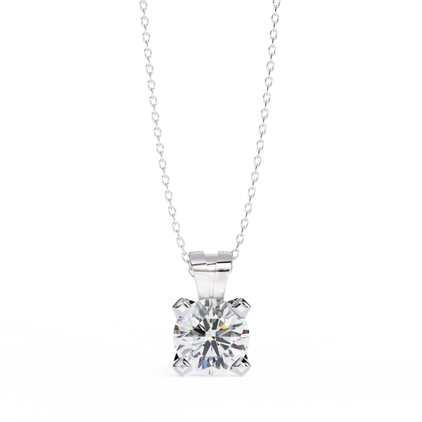 Twinkle Round Diamond Pendant