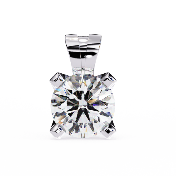 Twinkle Round Diamond Pendant
