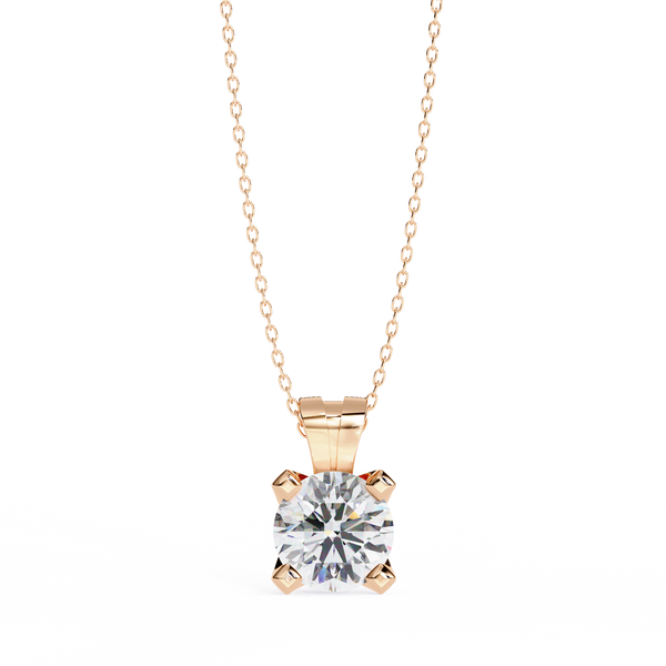 Twinkle Round Diamond Pendant