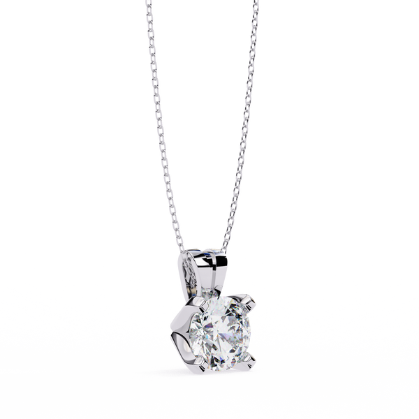 Twinkle Round Diamond Pendant