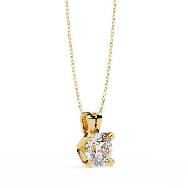 Twinkle Round Diamond Pendant