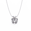 White Gold Round Brilliant Solitaire Diamond Pendant