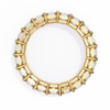 Yellow Gold Emerald Cut Full Eternity Diamond Band Ring