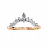 Natural Diamond Marquise Crown Band
