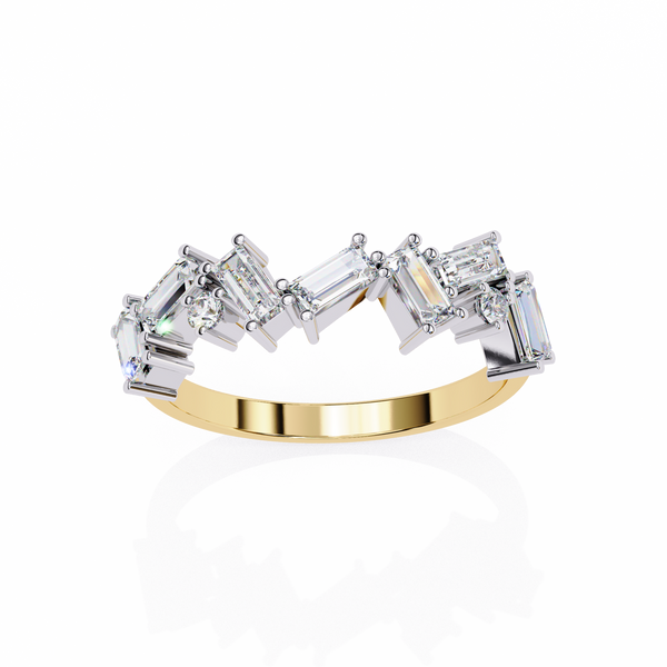 Natural Diamond Zigzag Radiance Band
