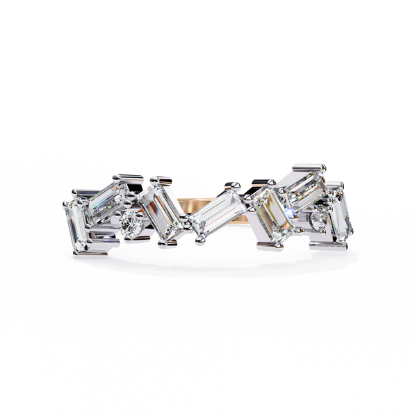 Natural Diamond Zigzag Radiance Band