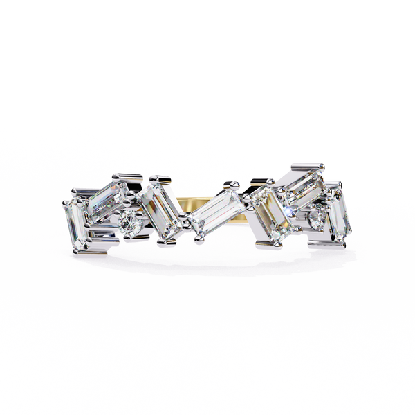 Natural Diamond Zigzag Radiance Band
