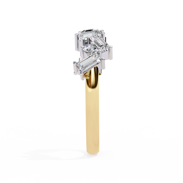 Natural Diamond Zigzag Radiance Band