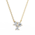 Trio Mixed-Cut Natural Diamond Cluster Pendant