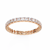 Round Diamond Wedding Band