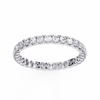 Round Diamond Wedding Band