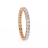 Round Diamond Wedding Band