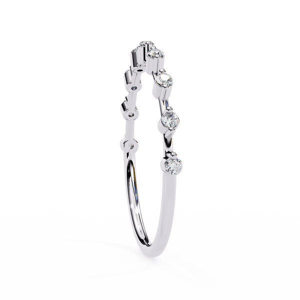 Natural Diamond Starlit Harmony Band