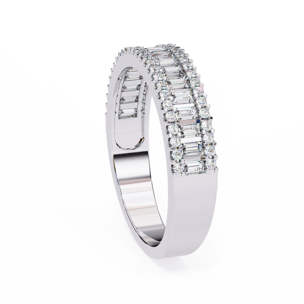 Natural Diamond Baguette Brilliance Band
