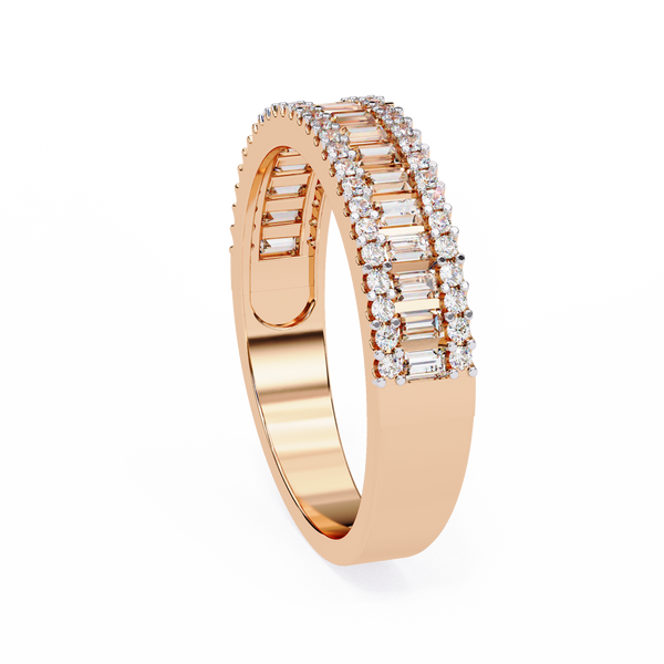 Natural Diamond Baguette Brilliance Band