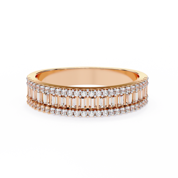 Natural Diamond Baguette Brilliance Band