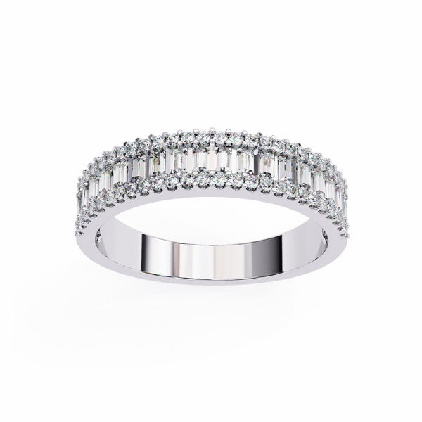 Natural Diamond Baguette Brilliance Band