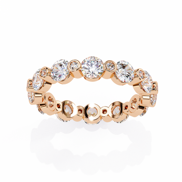 Natural Diamond Brilliant Orbit Band
